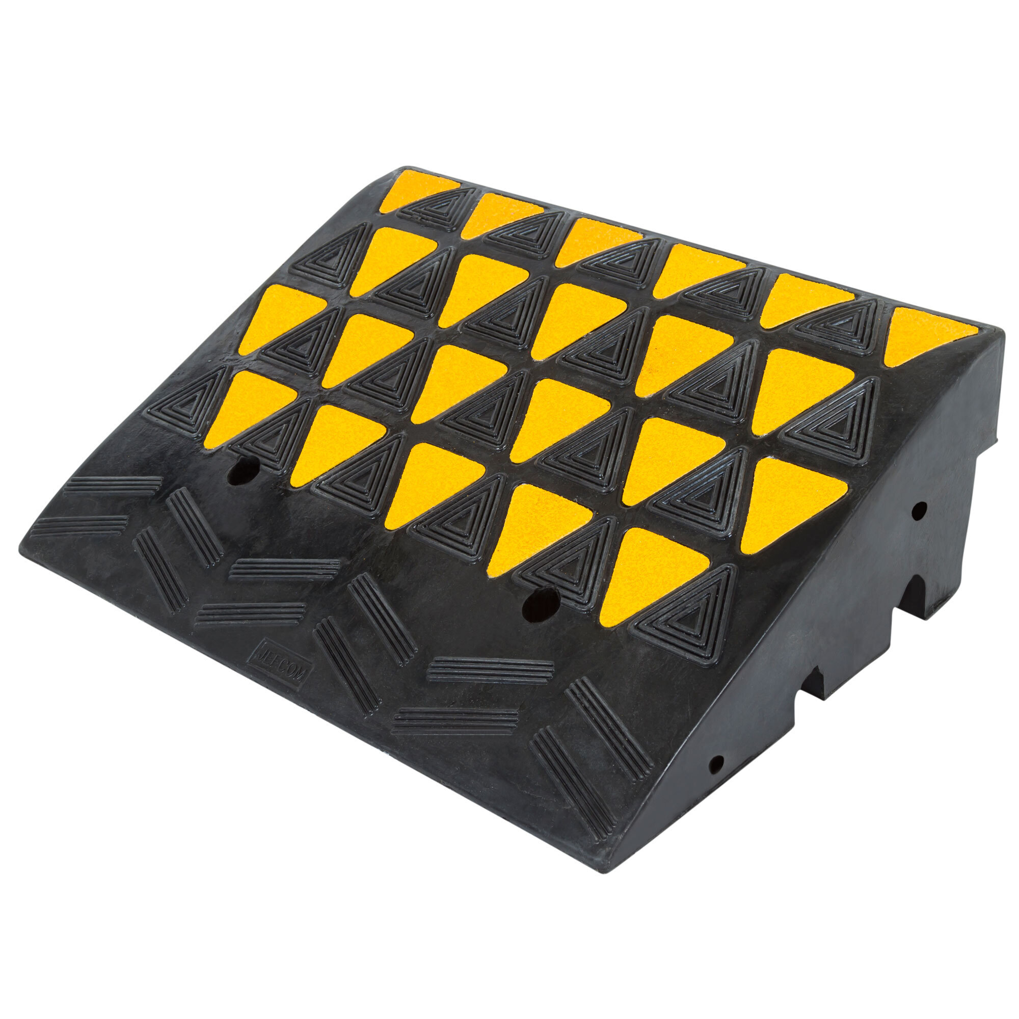 Guardian, Reflective Curb Ramp - 17.7in. L x 23.5in. W x 7.8in. H, Max. Ramp Length 17.75 in, Surface Width 51.5 in, Total Capacity 60000 lb, Model# KR45R